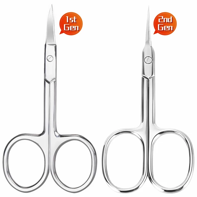 Sharp Cuticle Scissors, Multi-Purpose Curved Small Scissors Beauty for  Manicure, Eyelashes, Eyebrow, Toenail for Women and Men - AliExpress